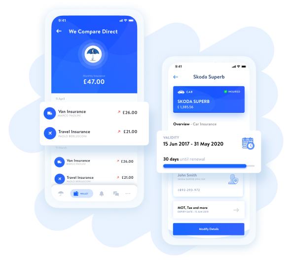 Mobile app design desk
